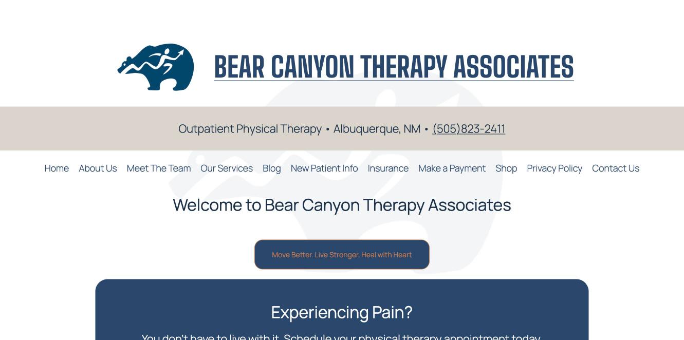 Introducing Our New Website — Built for Physical Therapy Patients All Across Albuquerque and Rio Rancho